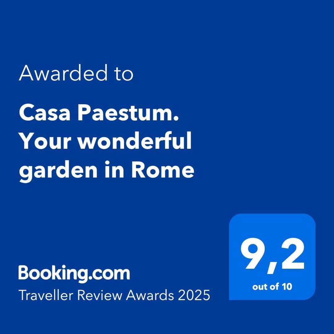 Casa Paestum. Your Wonderful Garden In 罗马 外观 照片